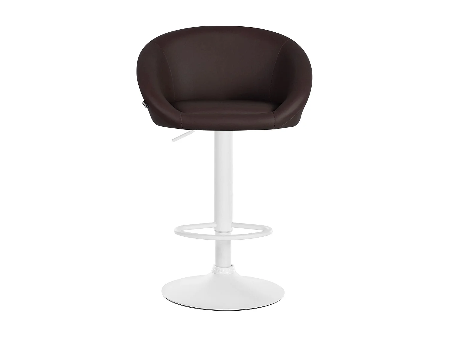 Tabouret de bar assise métal blanche 55 x 51 x 86 cm 10_0004770