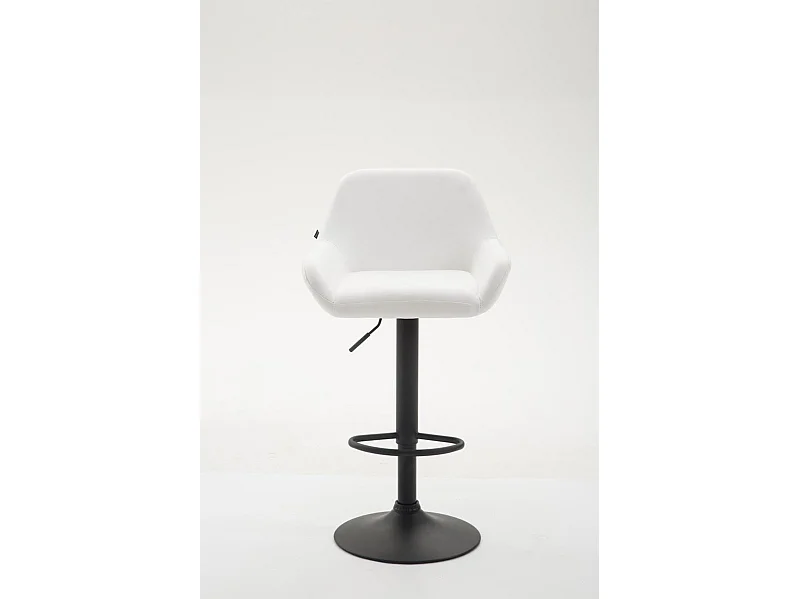 Tabouret de bar x1 métal blanche 51 x 52 x 89 cm 10_0004545