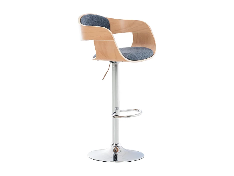 Tabouret de bar x1 bois bleue 50 x 48 x 88 cm 10_0005049