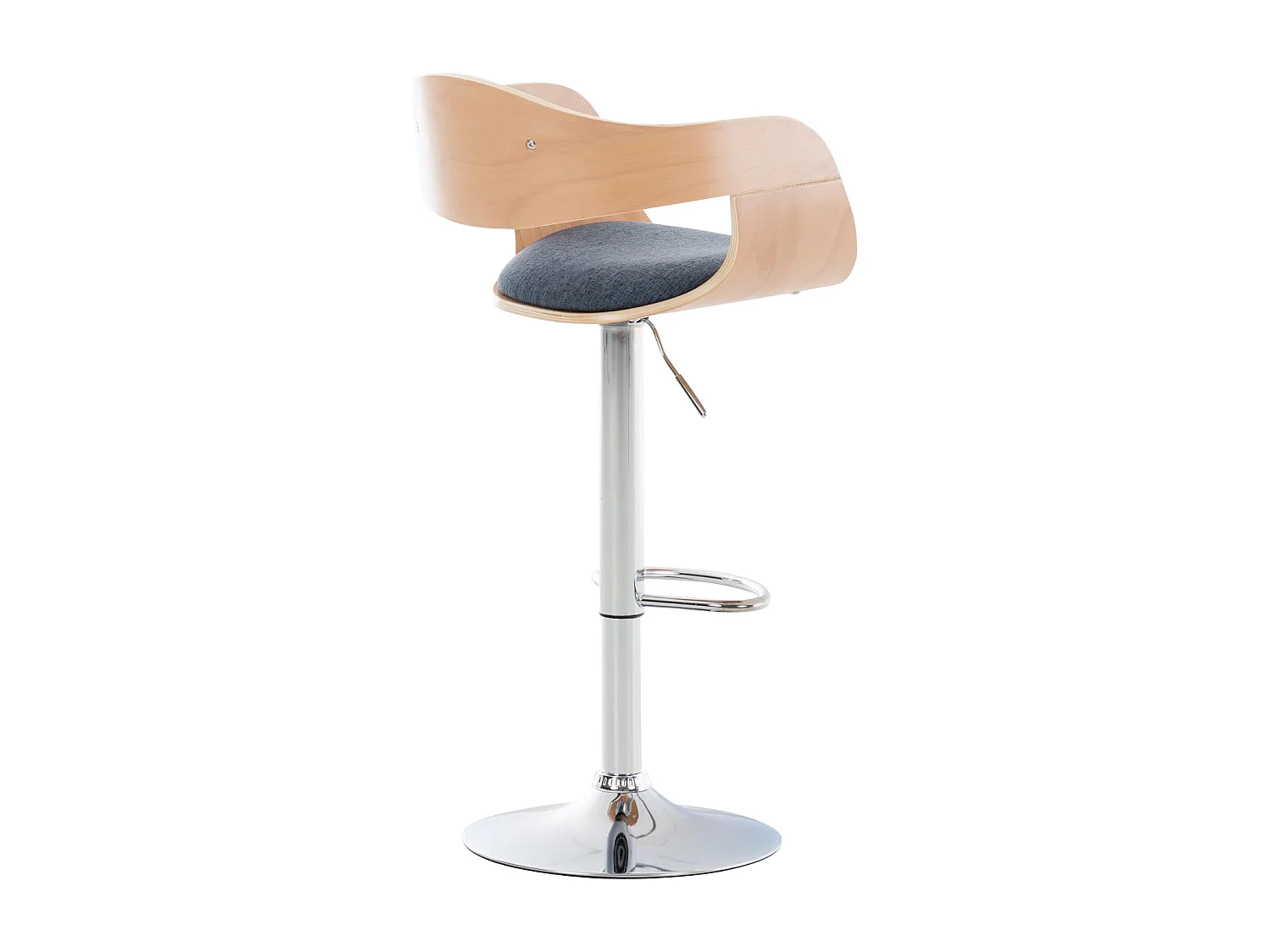 Tabouret de bar x1 bois bleue 50 x 48 x 88 cm 10_0005049