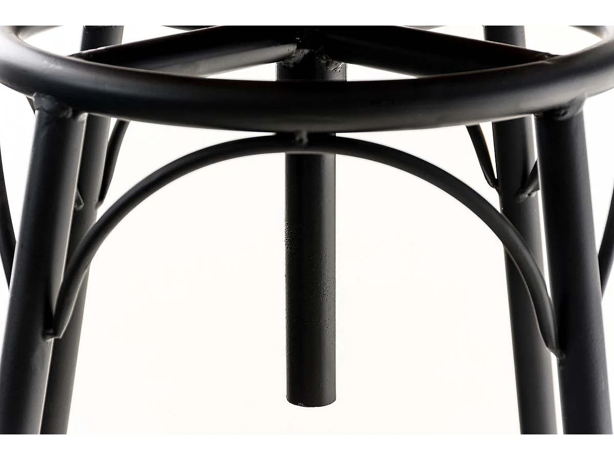 Tabouret de bar x1 métal marron 42 x 42 x 70 cm 10_0004540