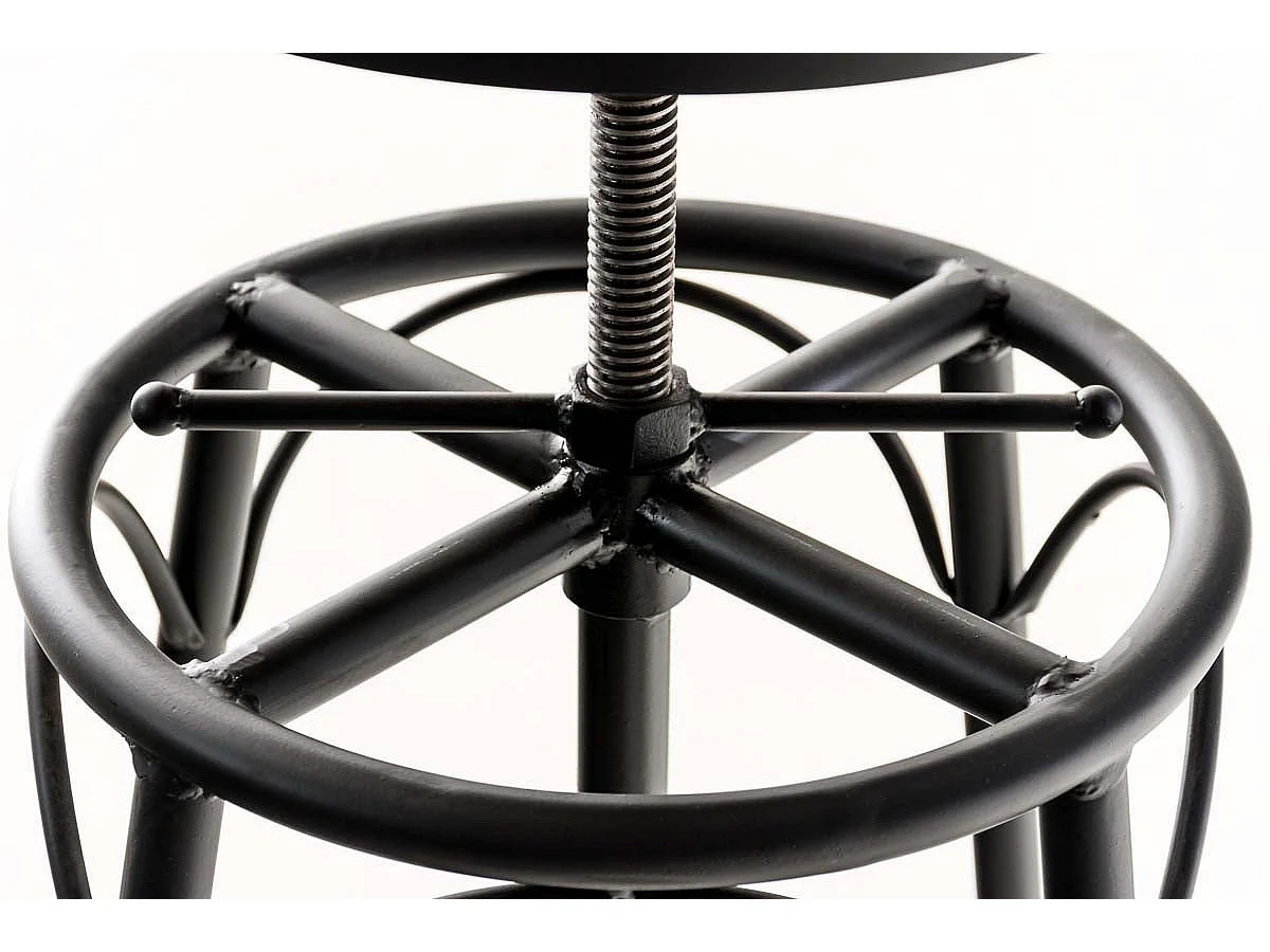 Tabouret de bar x1 métal marron 42 x 42 x 70 cm 10_0004540