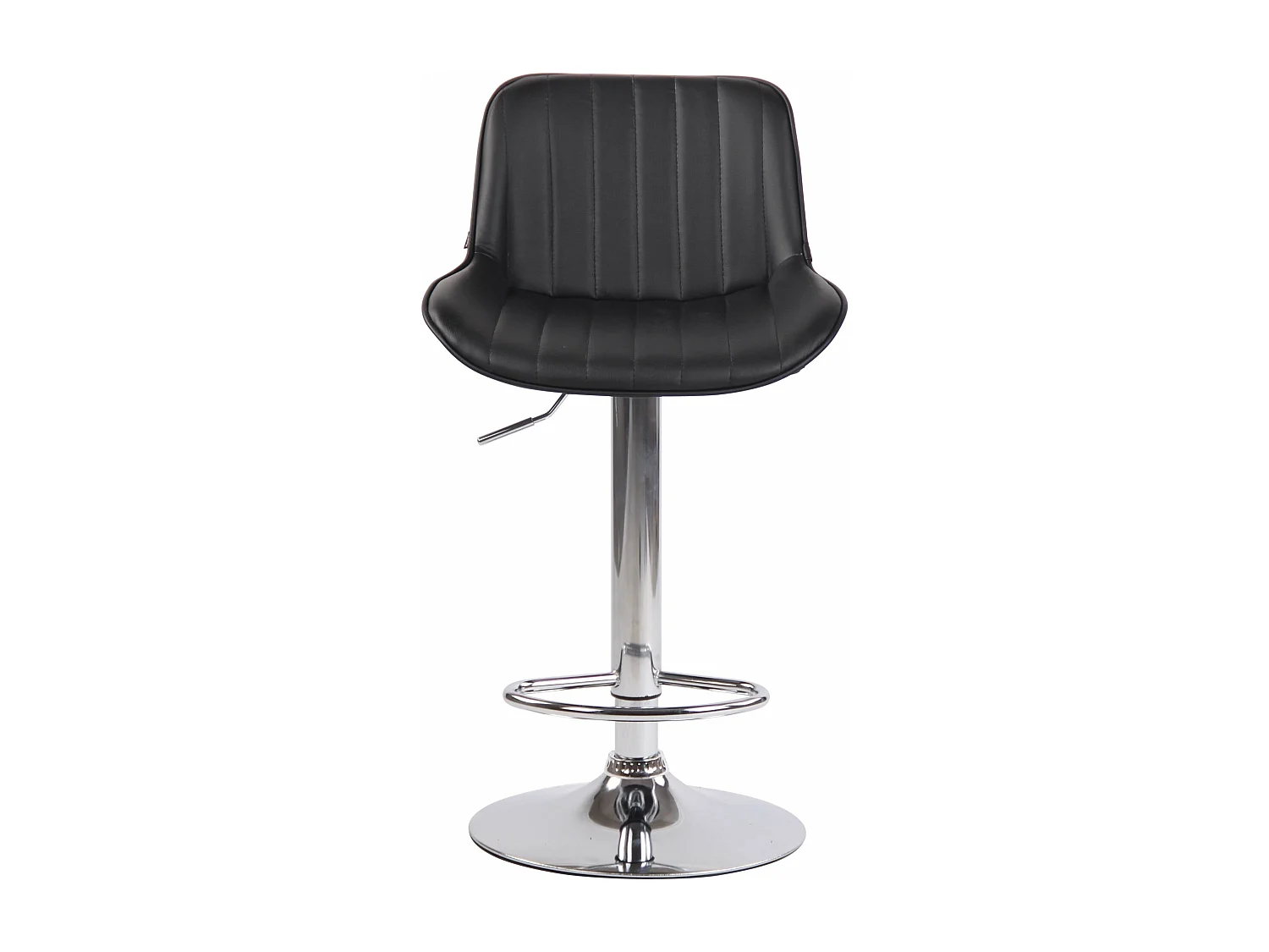 Tabouret de bar chaise métal argentée 50 x 50 x 86 cm 10_0005096