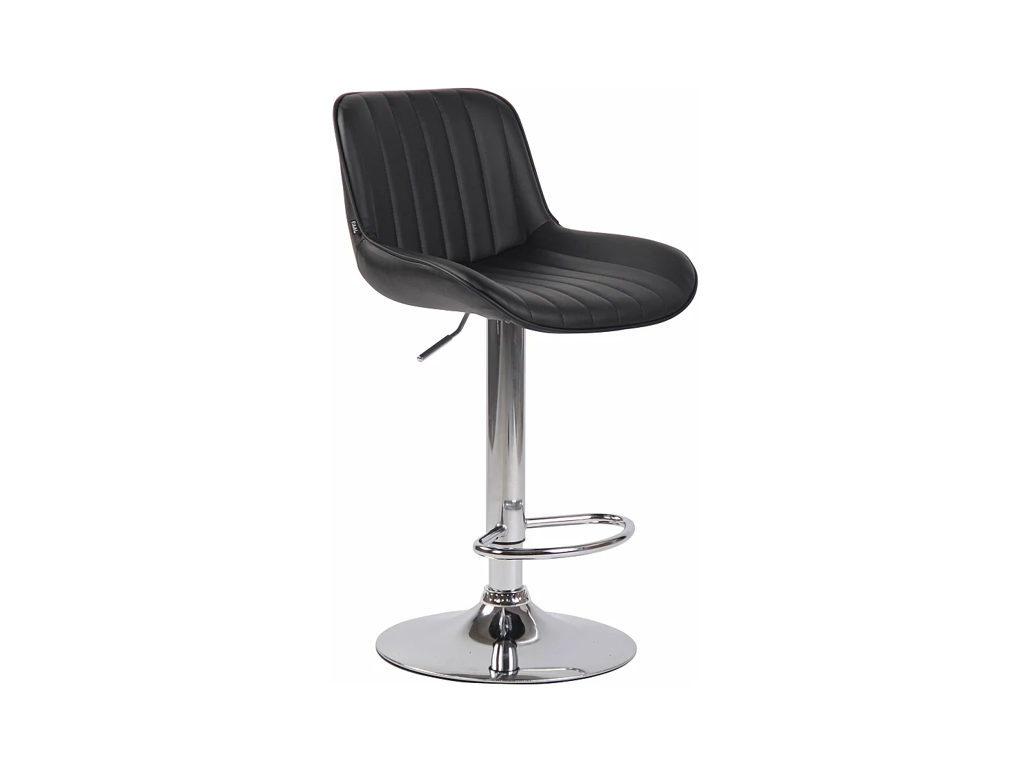 Tabouret de bar chaise métal argentée 50 x 50 x 86 cm 10_0005096