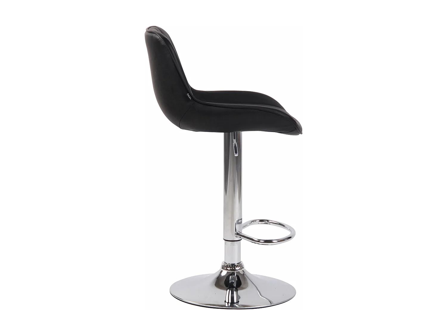 Tabouret de bar chaise métal argentée 50 x 50 x 86 cm 10_0005096