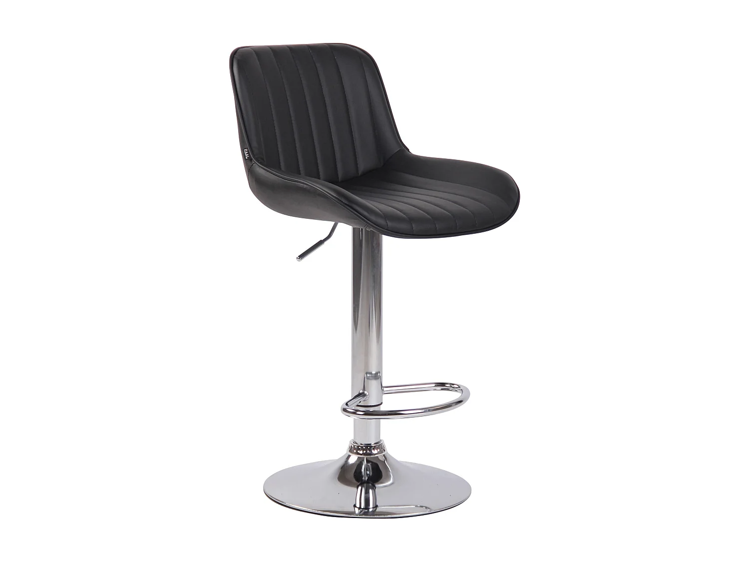 Tabouret de bar chaise métal argentée 50 x 50 x 86 cm 10_0005096
