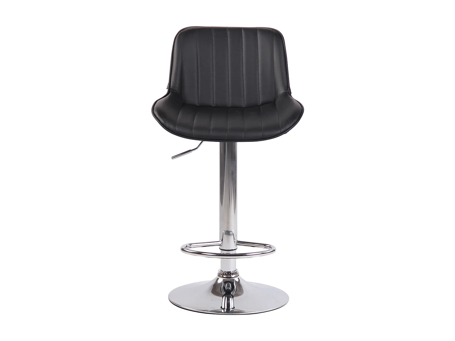 Tabouret de bar chaise métal argentée 50 x 50 x 86 cm 10_0005096