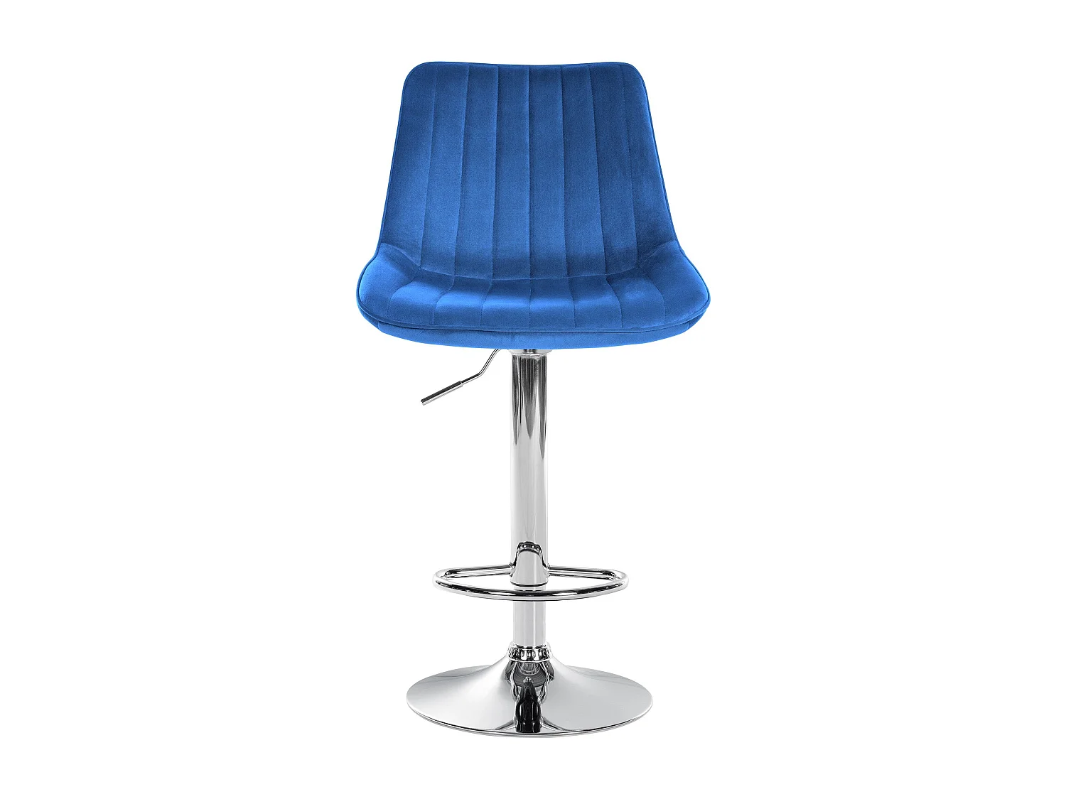 Tabouret de bar x1 métal bleue 49.5 x 50 x 91 cm 10_0005428