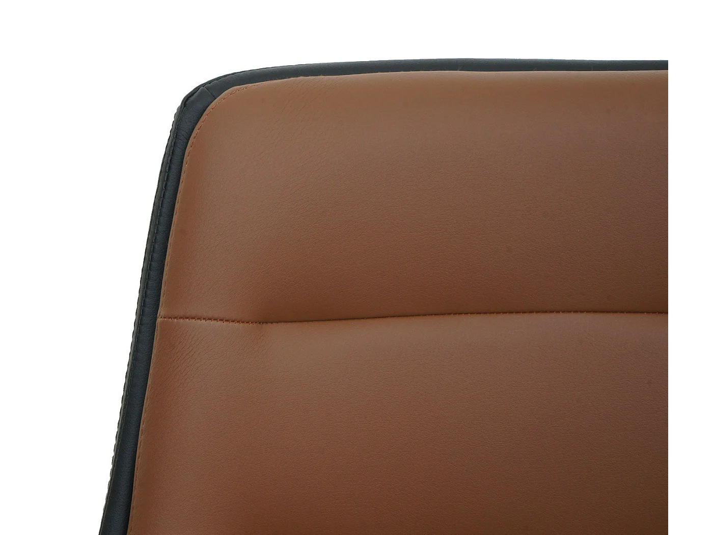 Lot de 2 tabourets PVC marron 55 x 50 x 57 cm 04_0007464