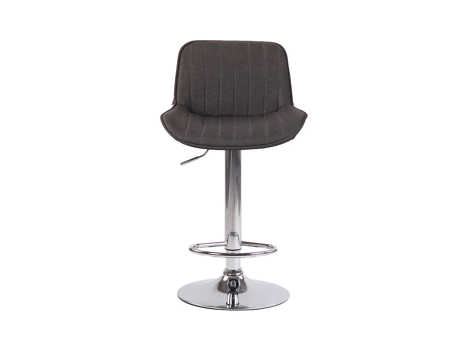 Lot de 2 tabourets métal grise 50 x 50 x 86 cm 10_0004284