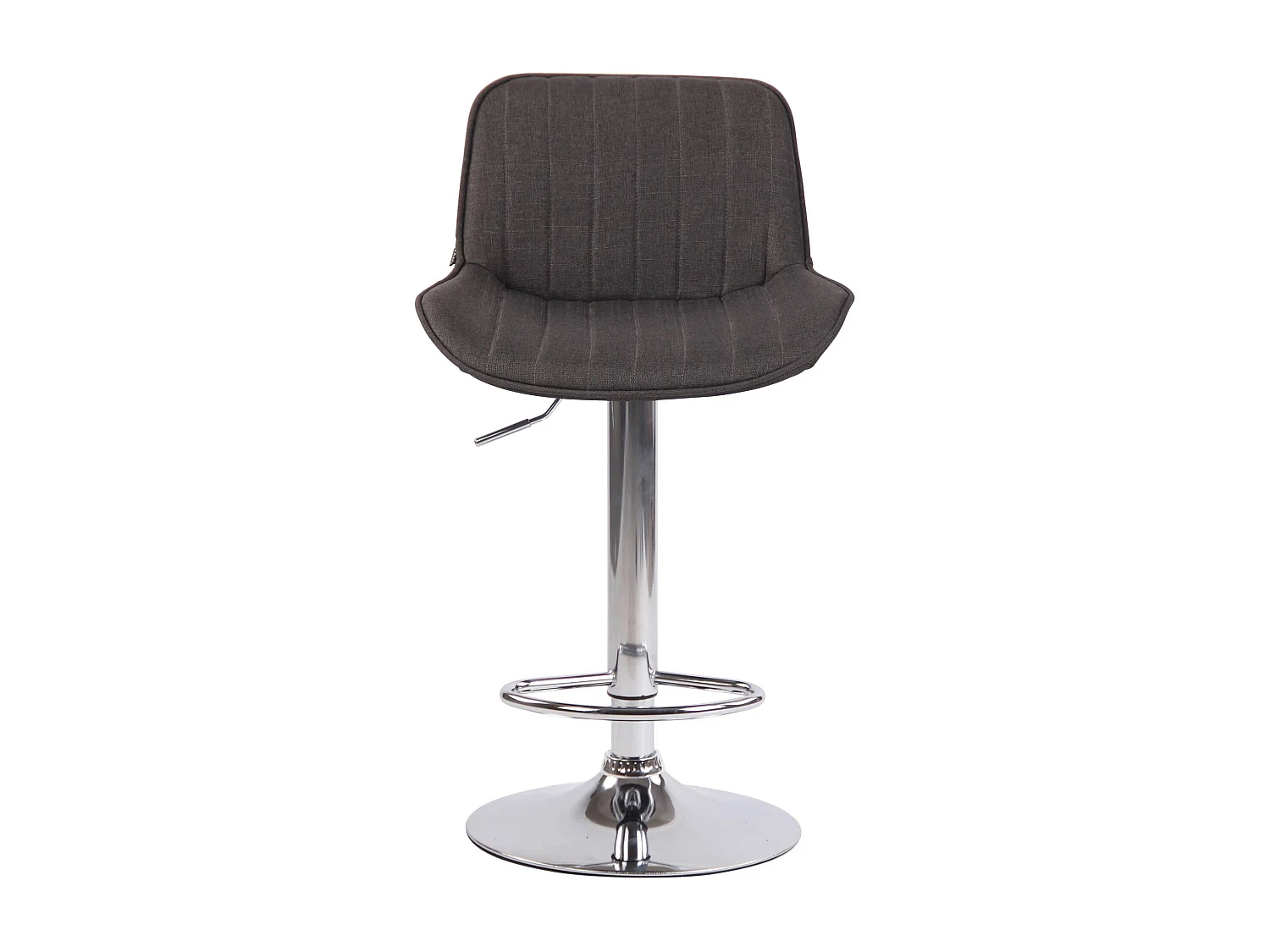 Lot de 2 tabourets métal grise 50 x 50 x 86 cm 10_0004284