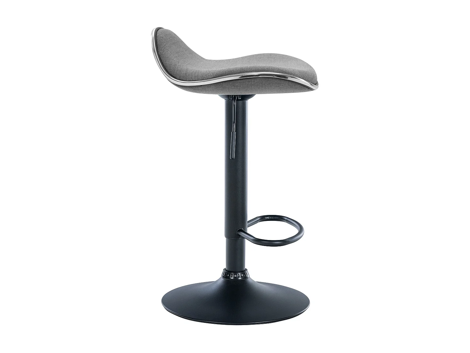 Tabouret de bar x1 métal grise 45 x 45 x 71 cm 10_0005392