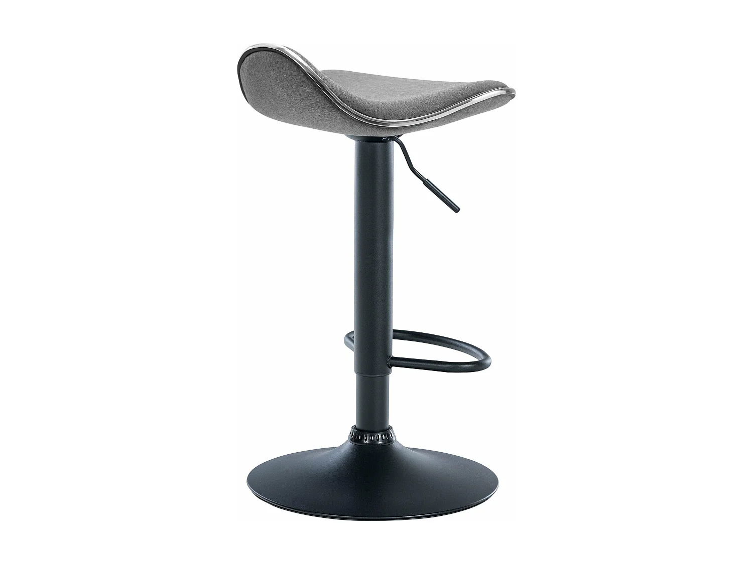 Tabouret de bar x1 métal grise 45 x 45 x 71 cm 10_0005392