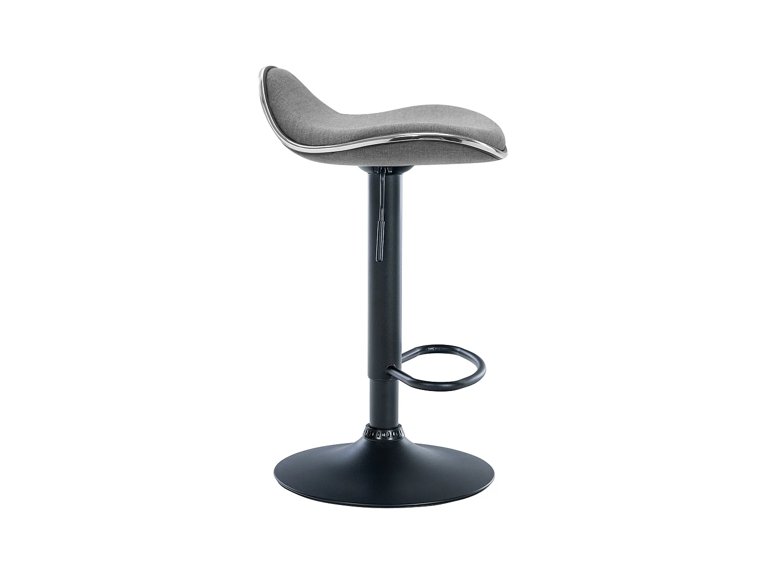 Tabouret de bar x1 métal grise 45 x 45 x 71 cm 10_0005392