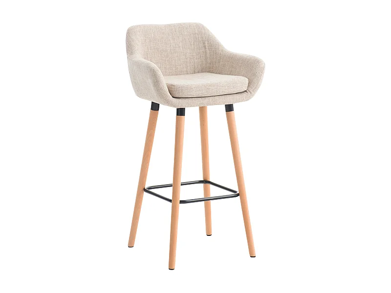 Tabouret de bar lounge métal marron 55 x 46 x 99 cm 10_0004922