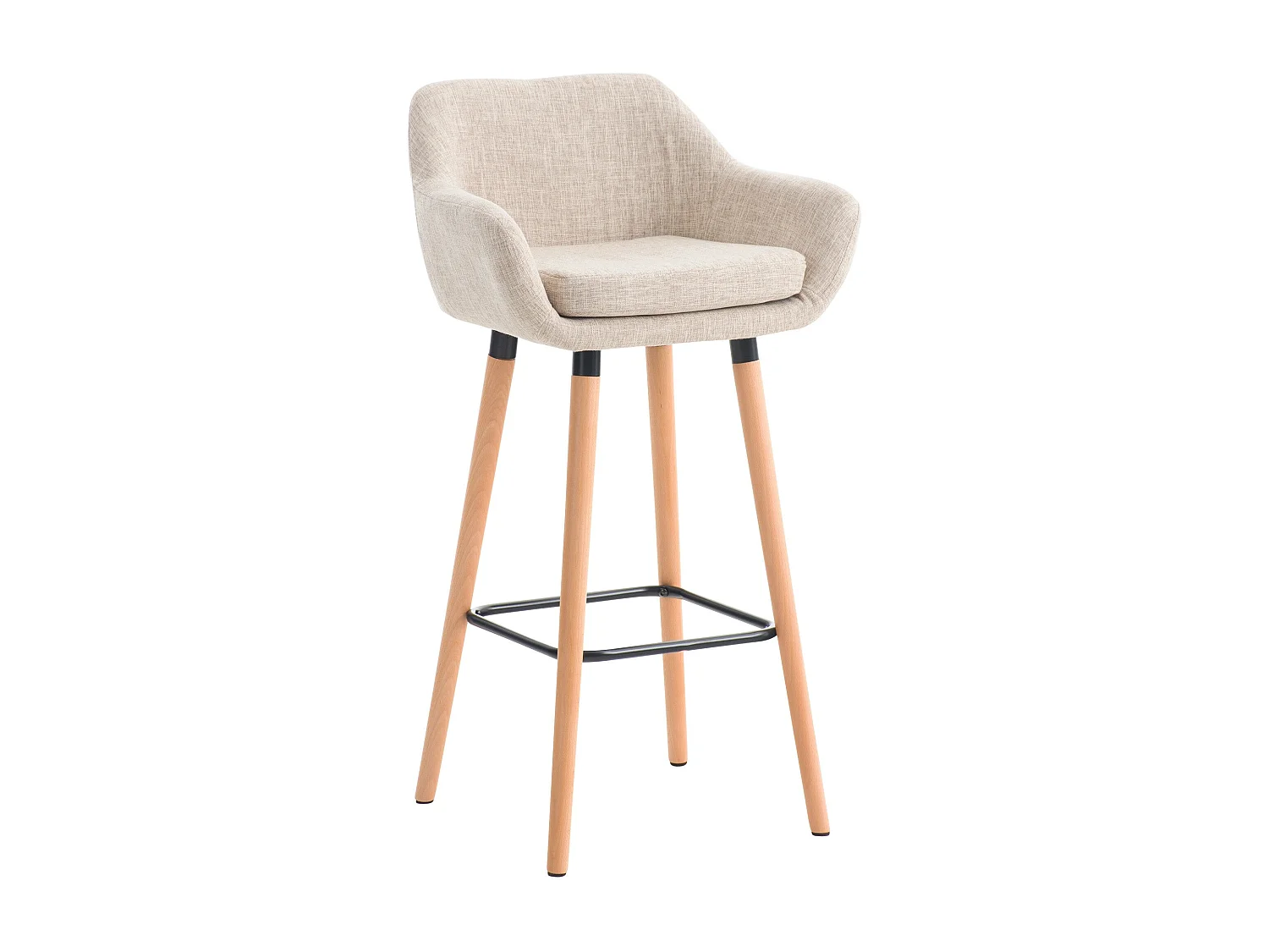 Tabouret de bar lounge métal marron 55 x 46 x 99 cm 10_0004922