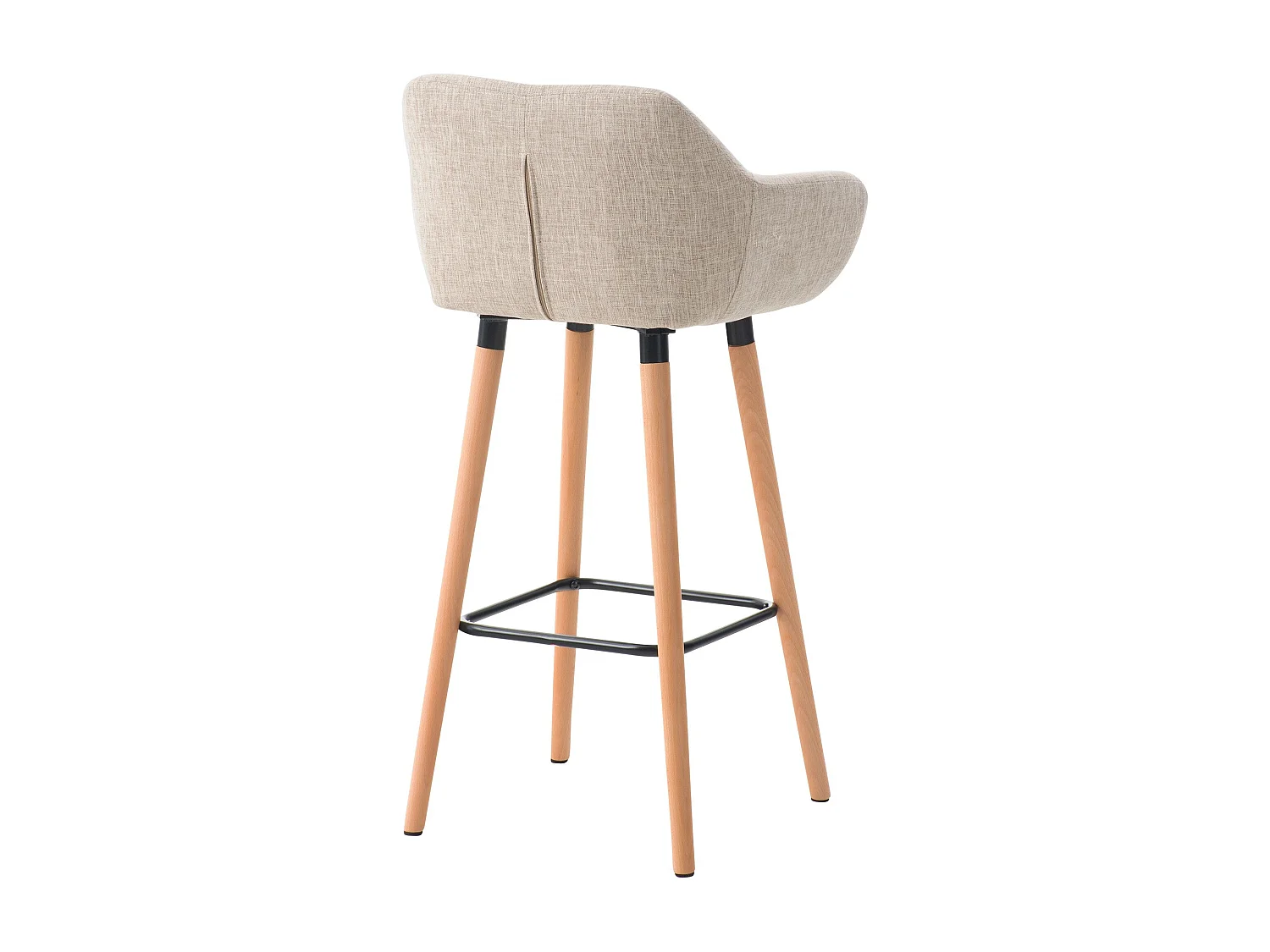 Tabouret de bar lounge métal marron 55 x 46 x 99 cm 10_0004922