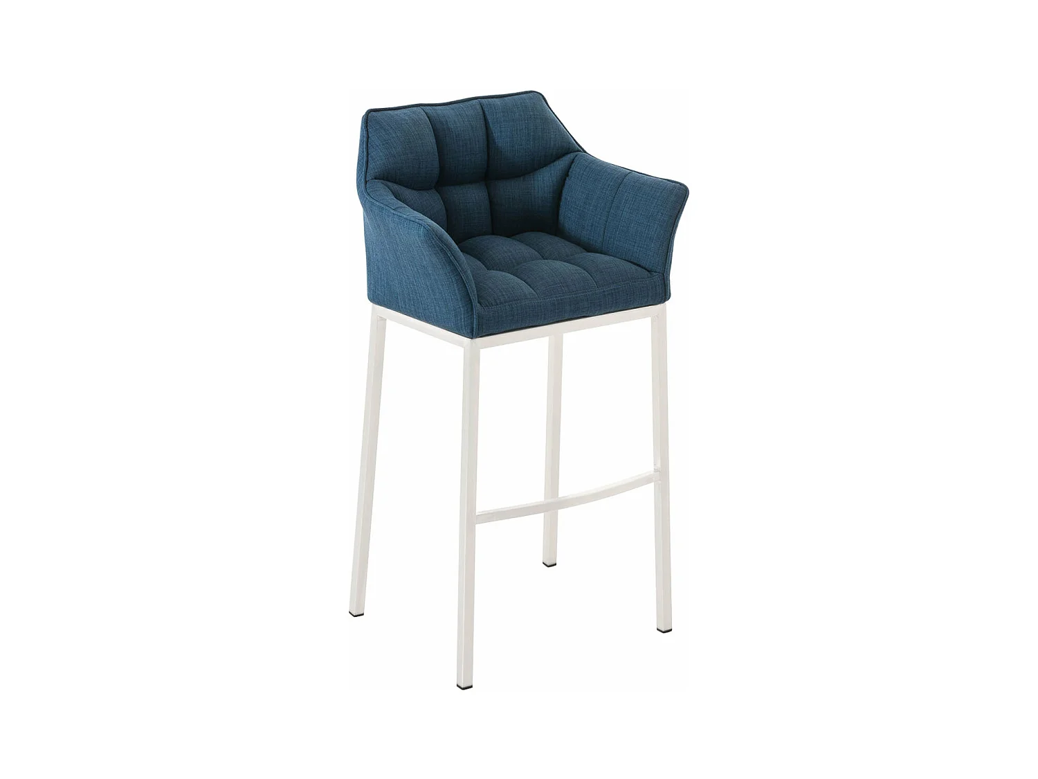Tabouret de bar chaise métal blanche 64 x 48 x 110 cm 10_0004735