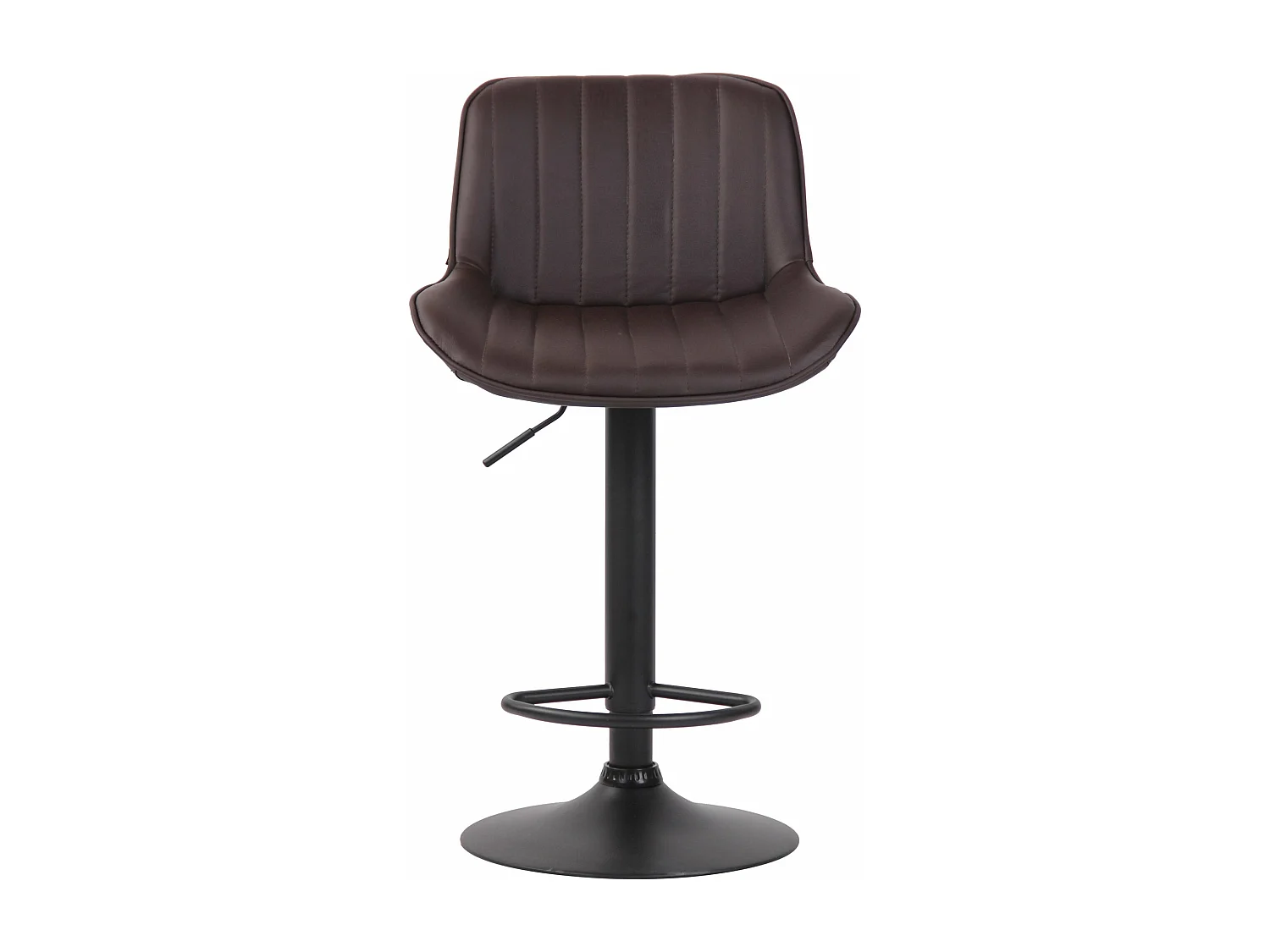 Tabouret de bar chaise métal marron 50 x 50 x 86 cm 10_0005098