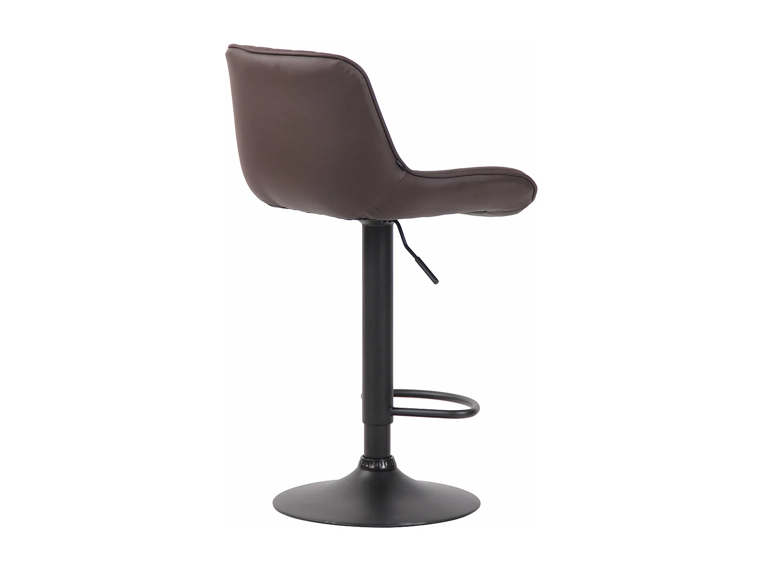 Tabouret de bar chaise métal marron 50 x 50 x 86 cm 10_0005098