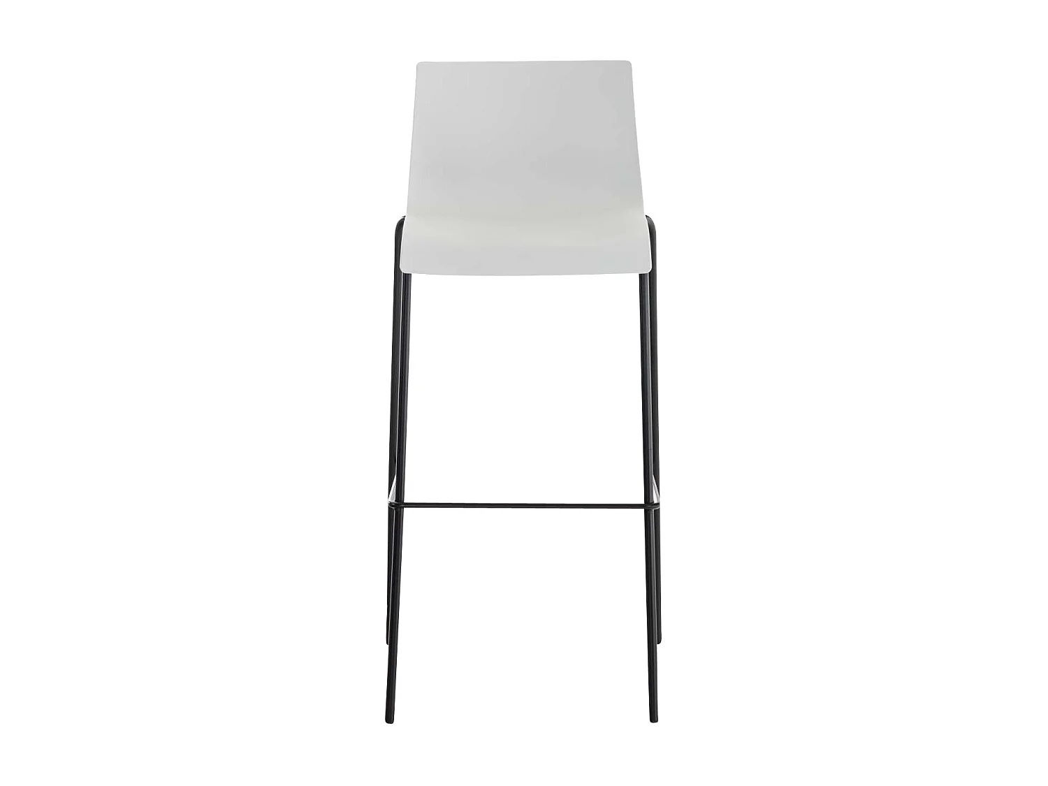Tabouret de bar avec métal blanche 43 x 48 x 100 cm 10_0004928