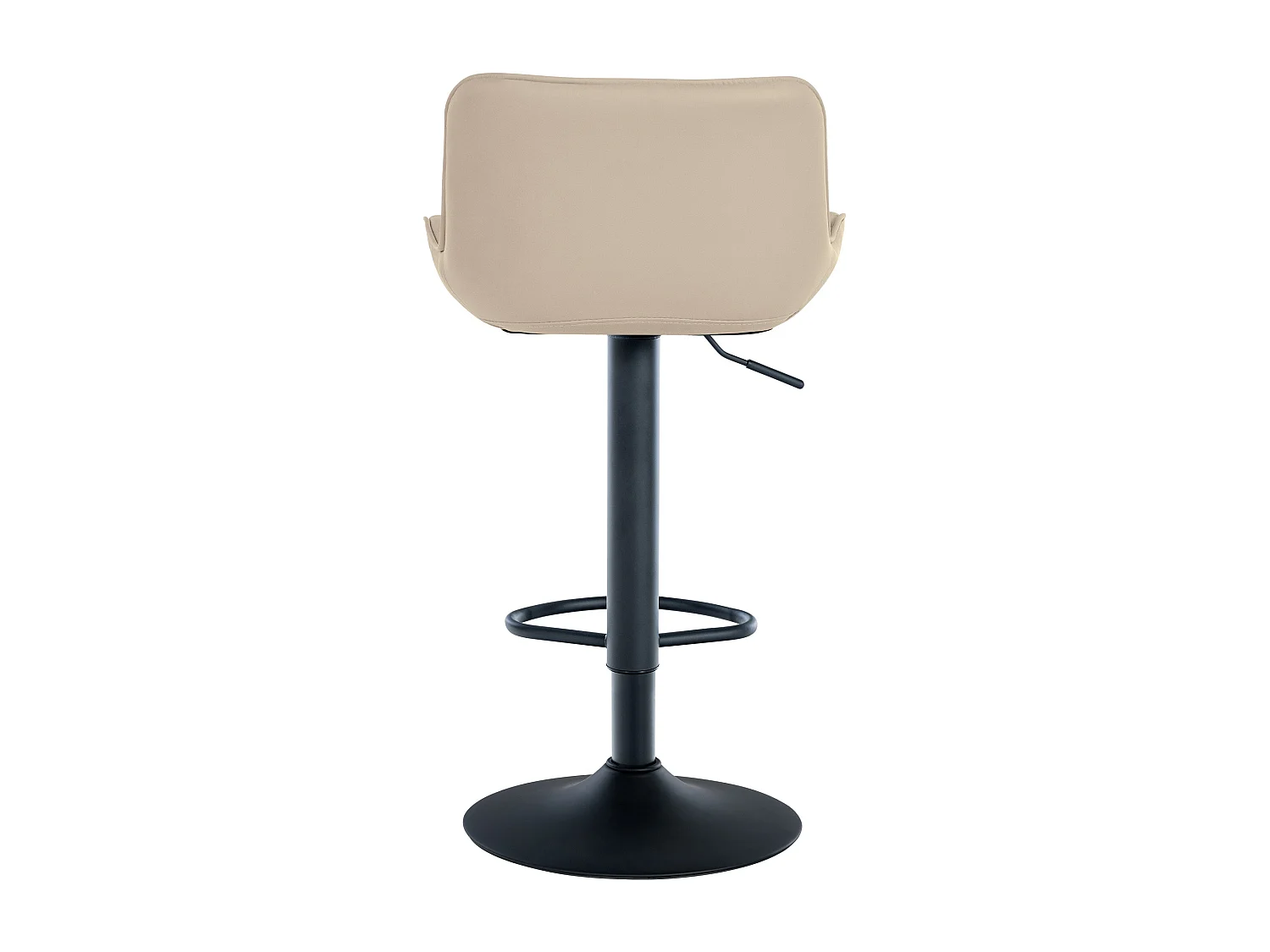 Tabouret de bar x1 métal crème 48 x 54 x 81 cm 10_0005225