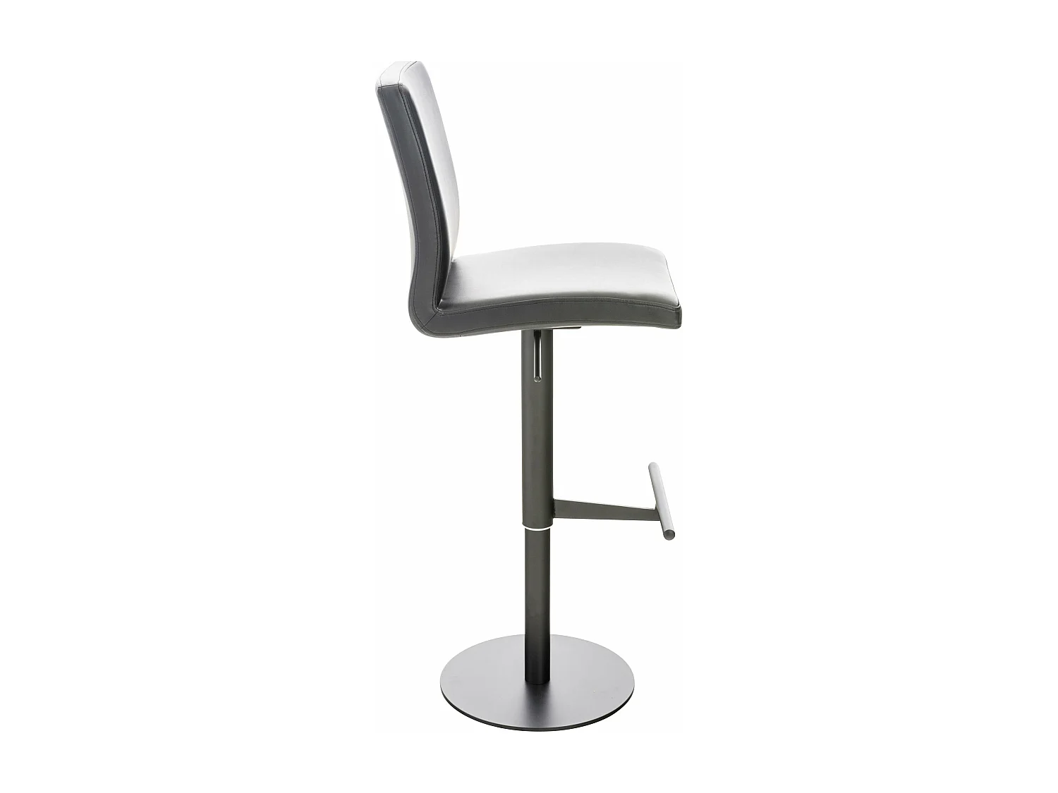 Tabouret de bar x1 métal argentée 40 x 49 x 93 cm 10_0004566