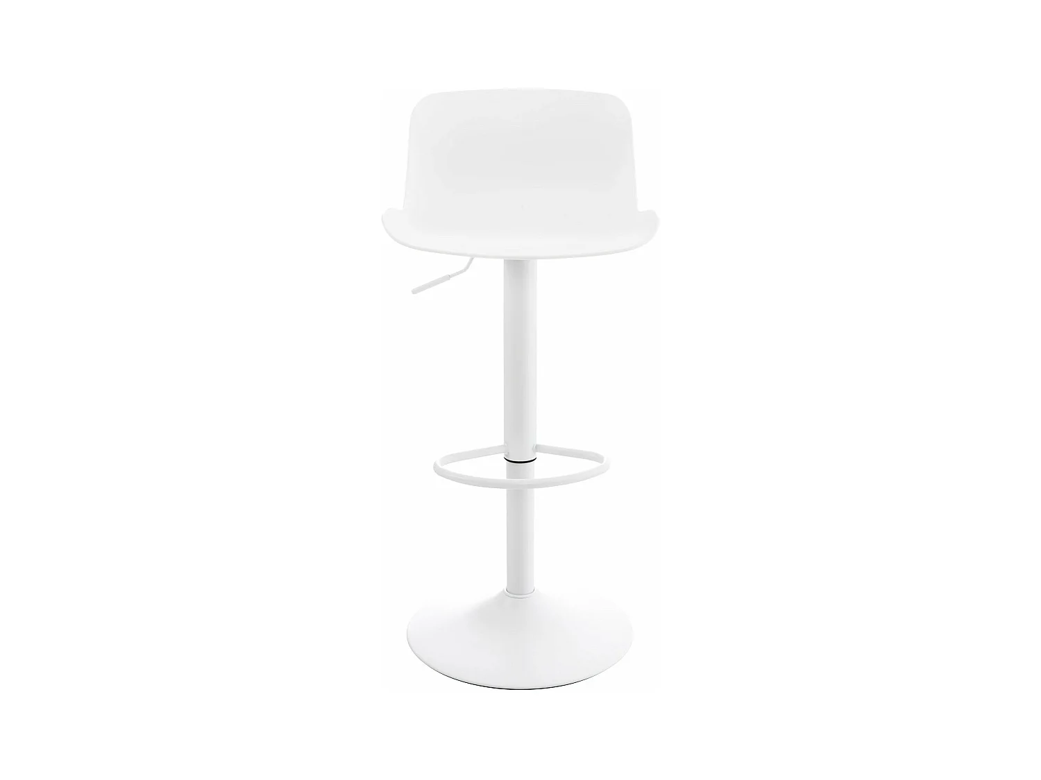 Lot de 4 tabourets métal blanche 44 x 44 x 81 cm 10_0004491