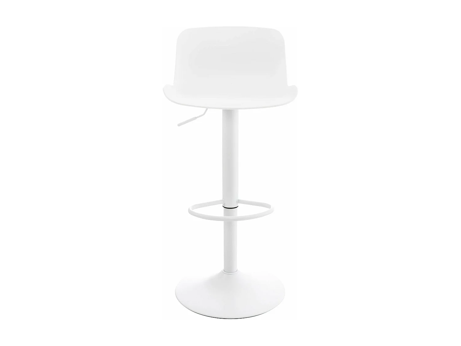 Lot de 4 tabourets métal blanche 44 x 44 x 81 cm 10_0004491