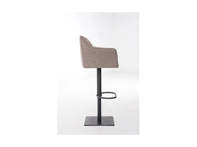 Tabouret de bar chaise métal marron 64 x 45 x 88 cm 10_0004698