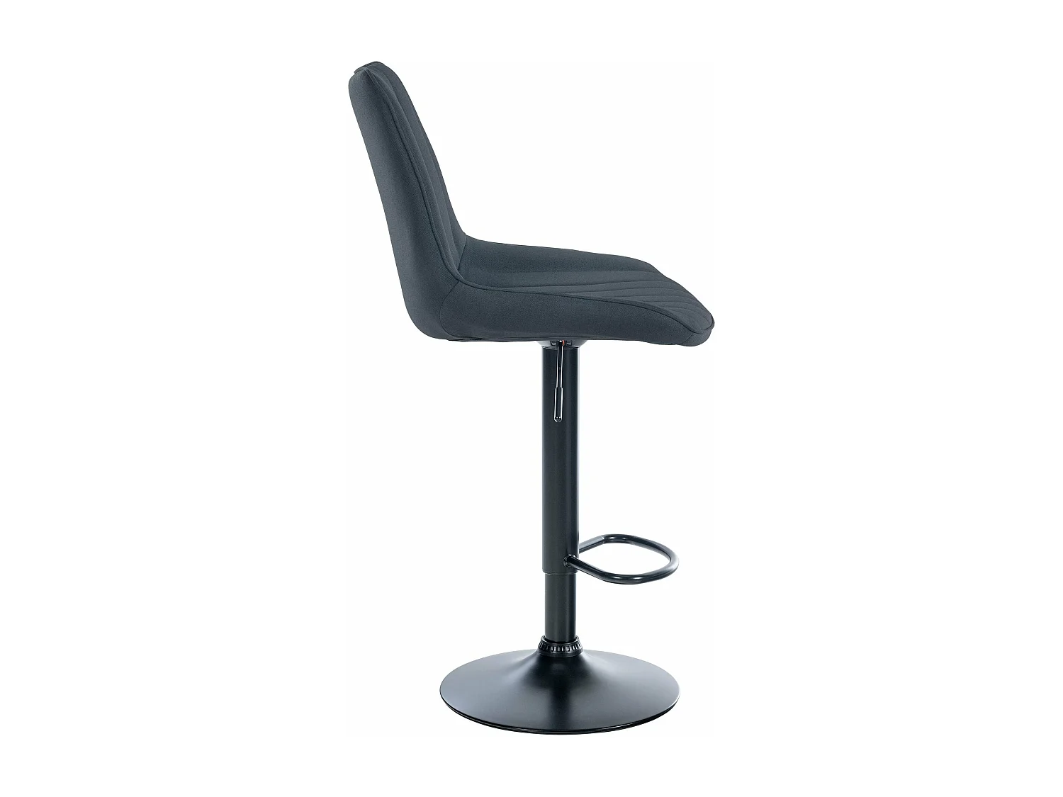 Tabouret de bar x1 métal grise 49.5 x 50 x 91 cm 10_0005438