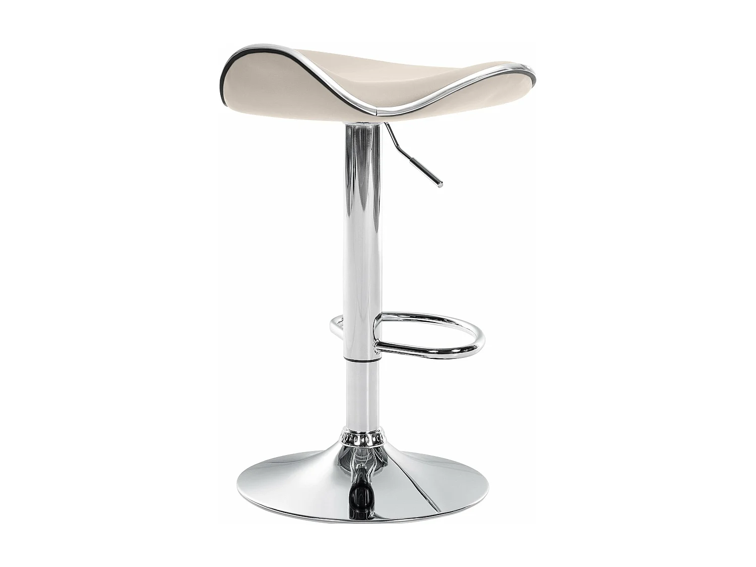 Tabouret de bar x1 métal crème 45 x 45 x 71 cm 10_0005379