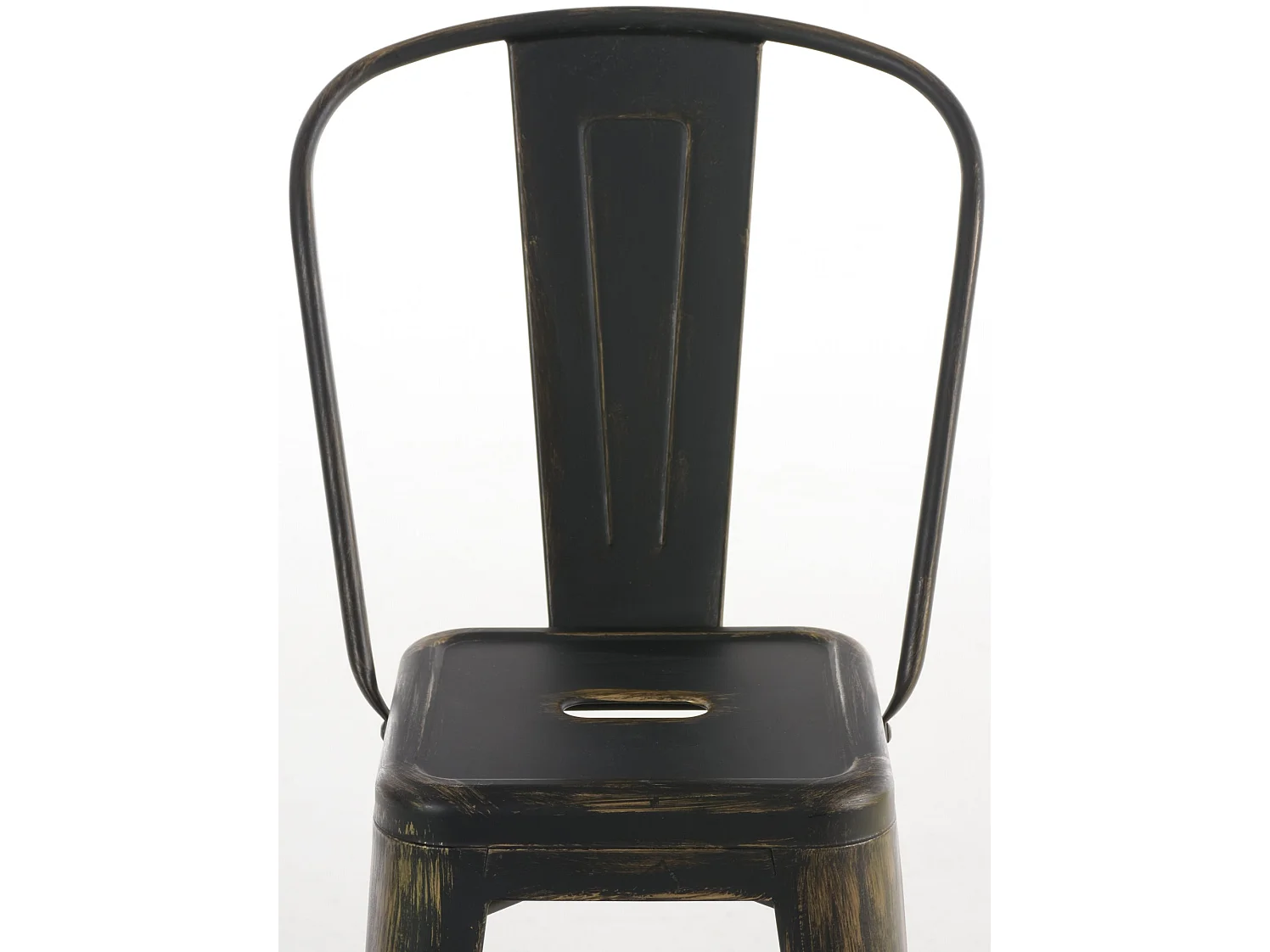 Lot de 4 tabourets métal argentée 44 x 52 x 115 cm 10_0004490