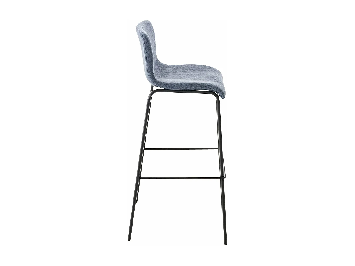 Tabouret de bar x1 métal bleue 43 x 48 x 100 cm 10_0004952
