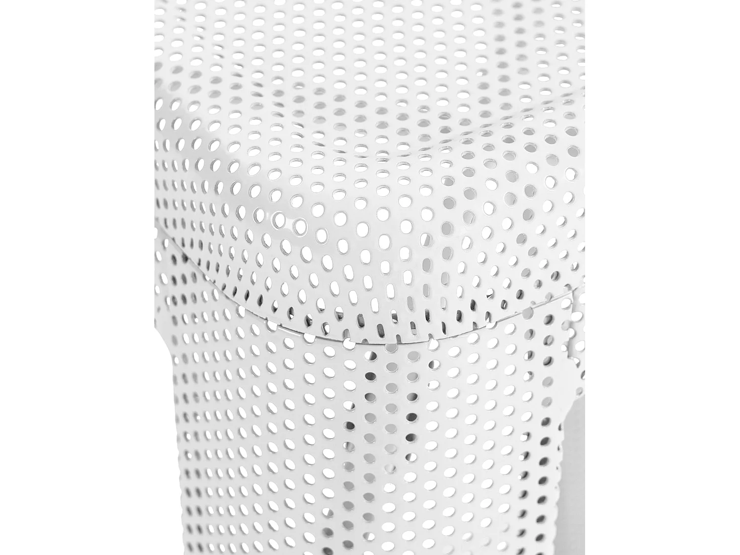 Set de 4 tabourets métal blanche 43 x 43 x 77 cm 10_0004510