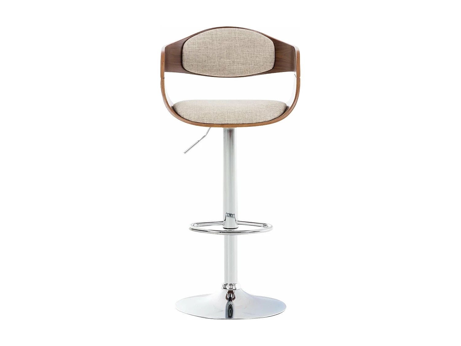 Tabouret de bar x1 bois marron 50 x 48 x 88 cm 10_0005046