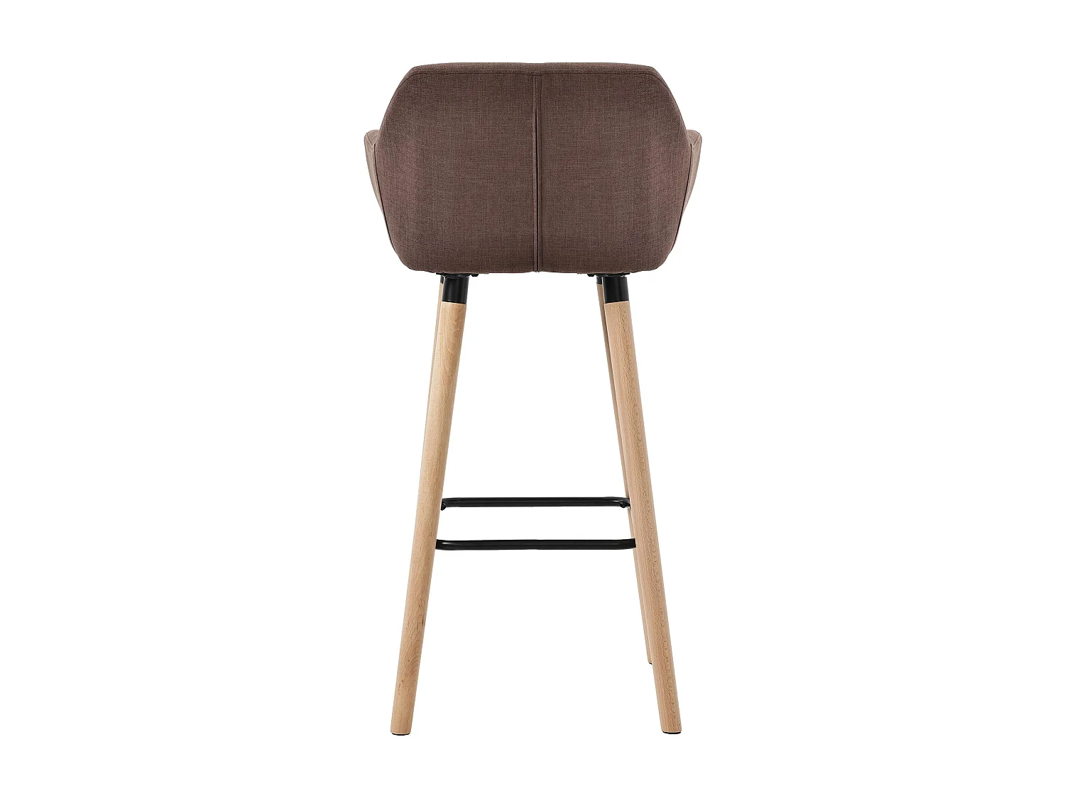 Lot de 2 tabourets métal marron 51 x 50 x 101 cm 10_0004176