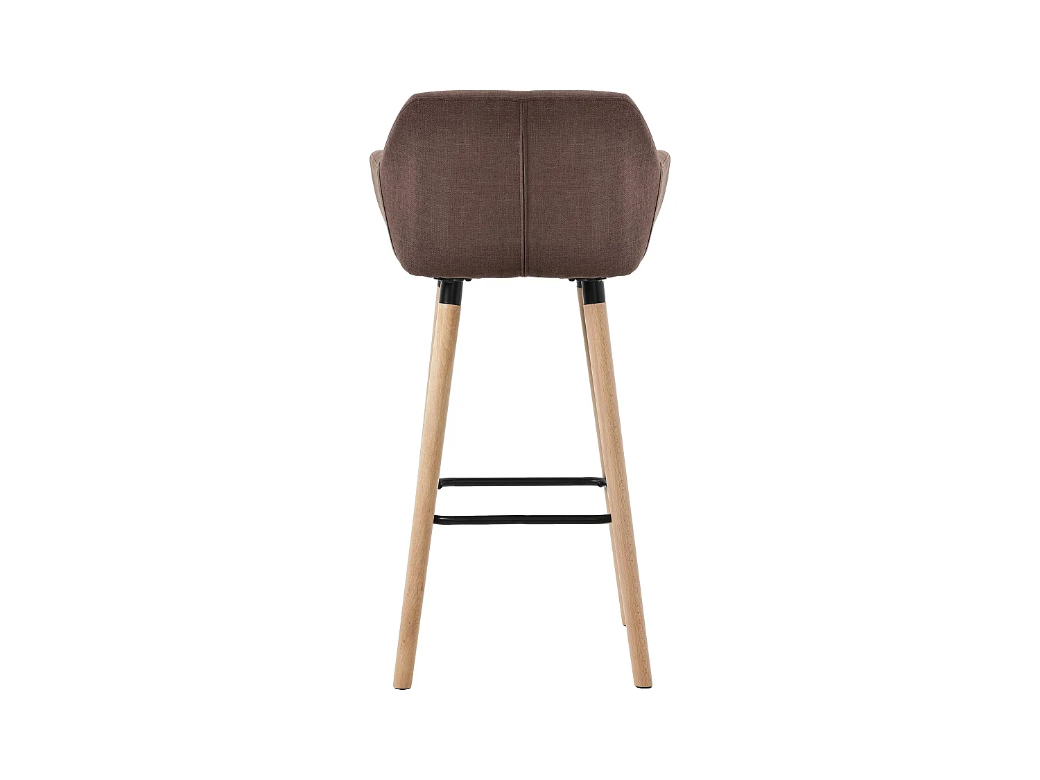 Lot de 2 tabourets métal marron 51 x 50 x 101 cm 10_0004176