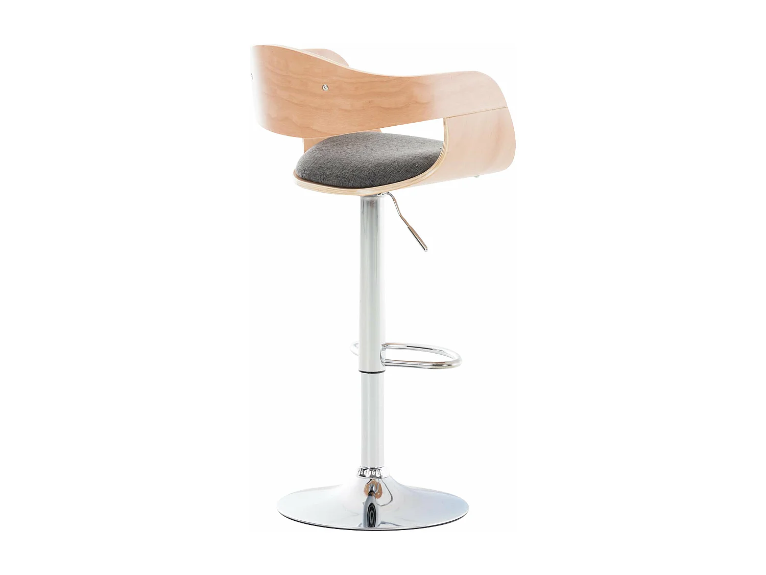 Tabouret de bar x1 bois marron 50 x 48 x 88 cm 10_0005052