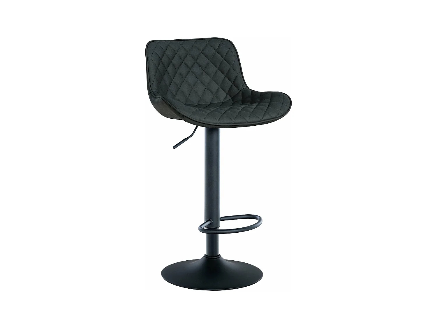 Tabouret de bar x1 métal argentée 48 x 54 x 81 cm 10_0005223