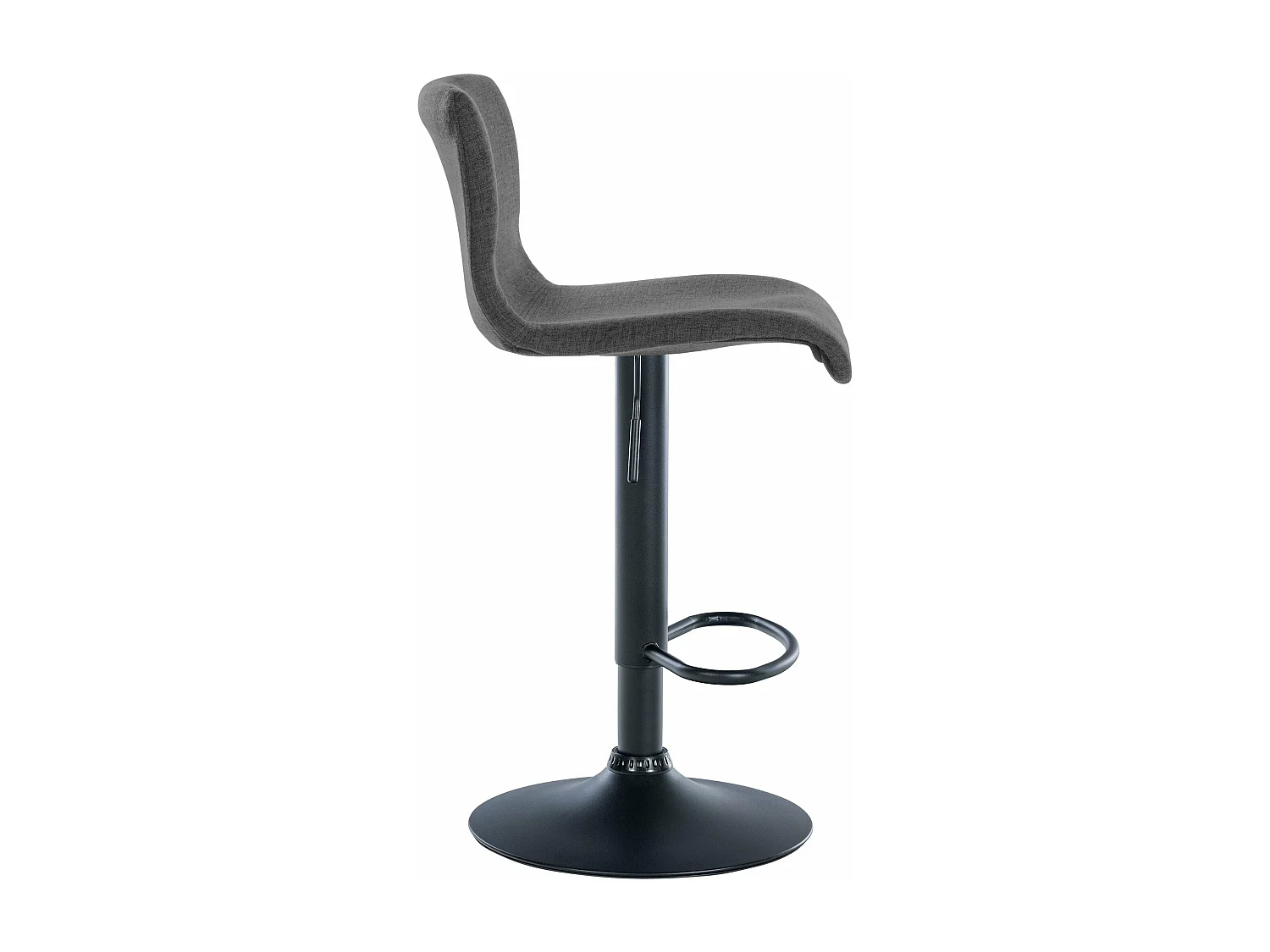 Tabouret de bar x1 métal grise 39 x 36 x 84 cm 10_0004557