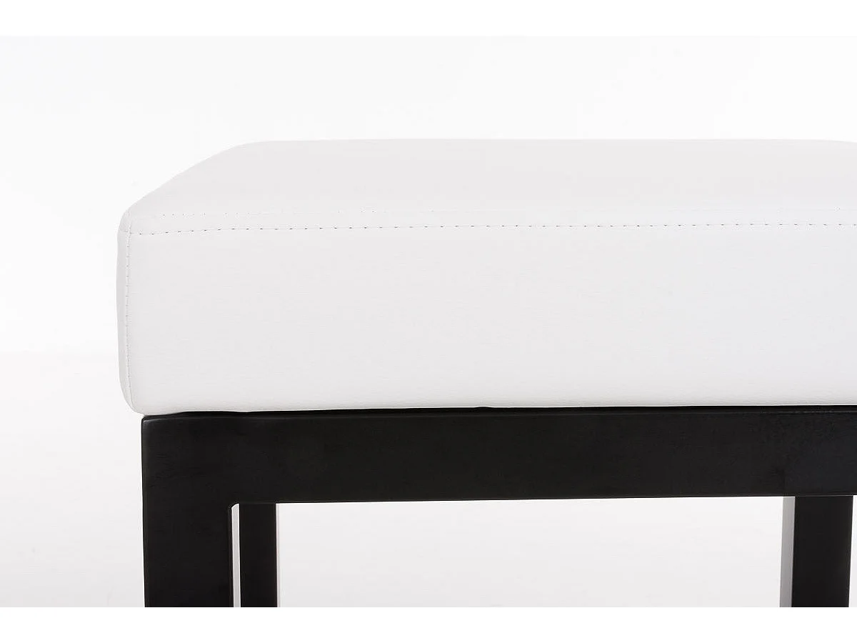 Tabouret de bar x1 métal blanche 41 x 41 x 80 cm 10_0005408