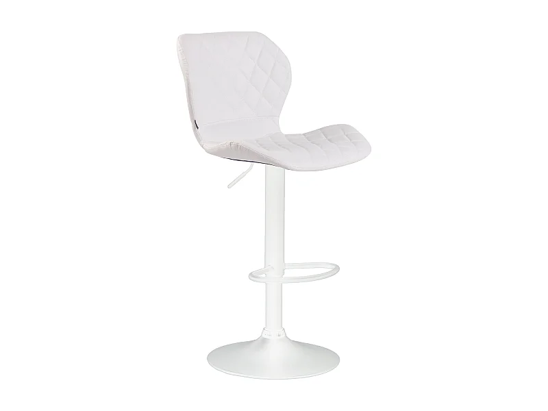 Tabouret de bar x1 métal blanche 47 x 51 x 88 cm 10_0004654