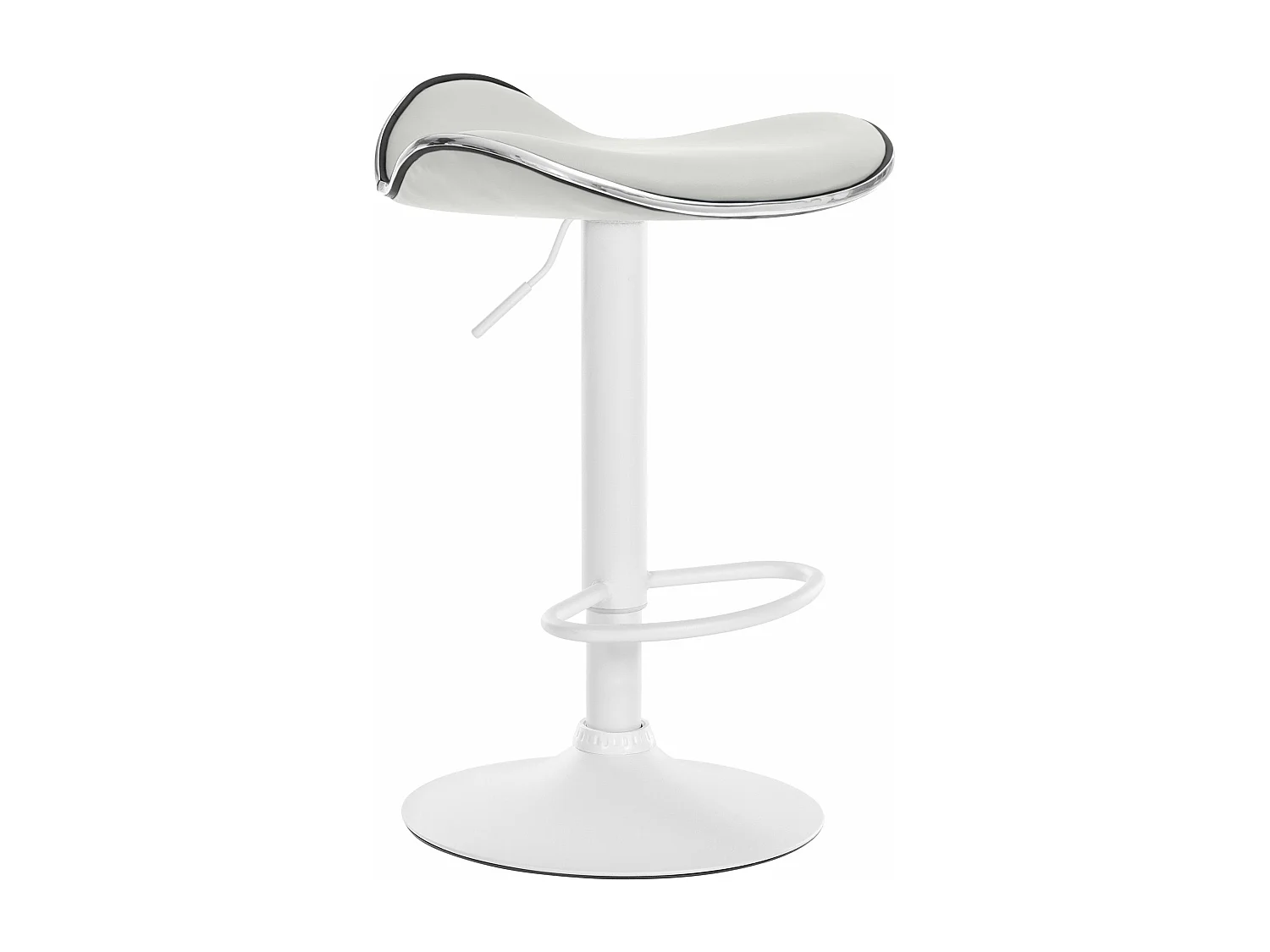 Tabouret de bar x1 métal blanche 45 x 45 x 71 cm 10_0005387