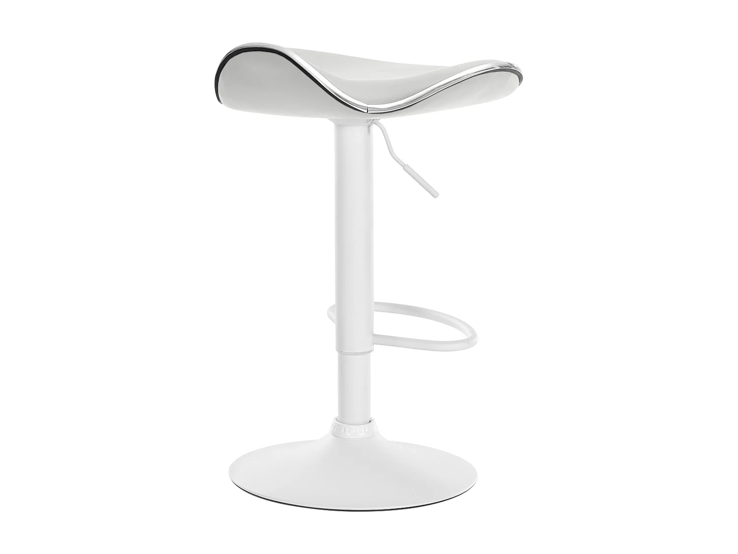 Tabouret de bar x1 métal blanche 45 x 45 x 71 cm 10_0005387