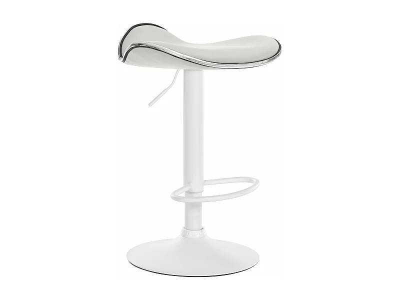 Tabouret de bar x1 métal blanche 45 x 45 x 71 cm 10_0005387