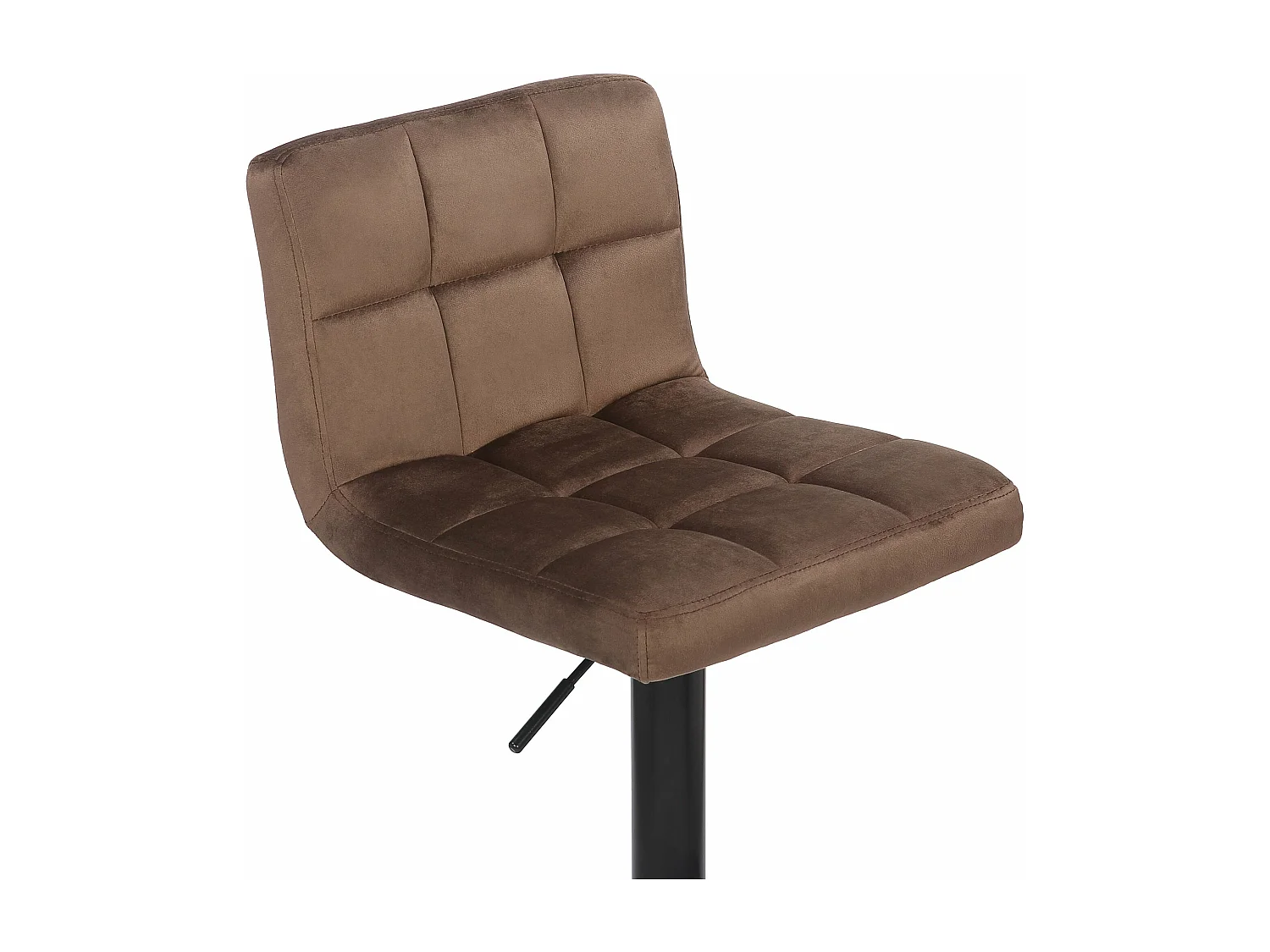 Lot de 2 tabourets métal marron 40 x 40 x 85 cm 10_0004146