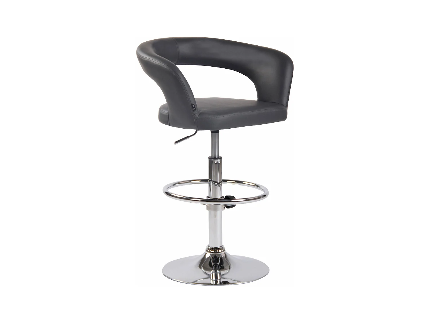 Tabouret de bar x1 métal grise 58 x 47 x 82 cm 10_0004991