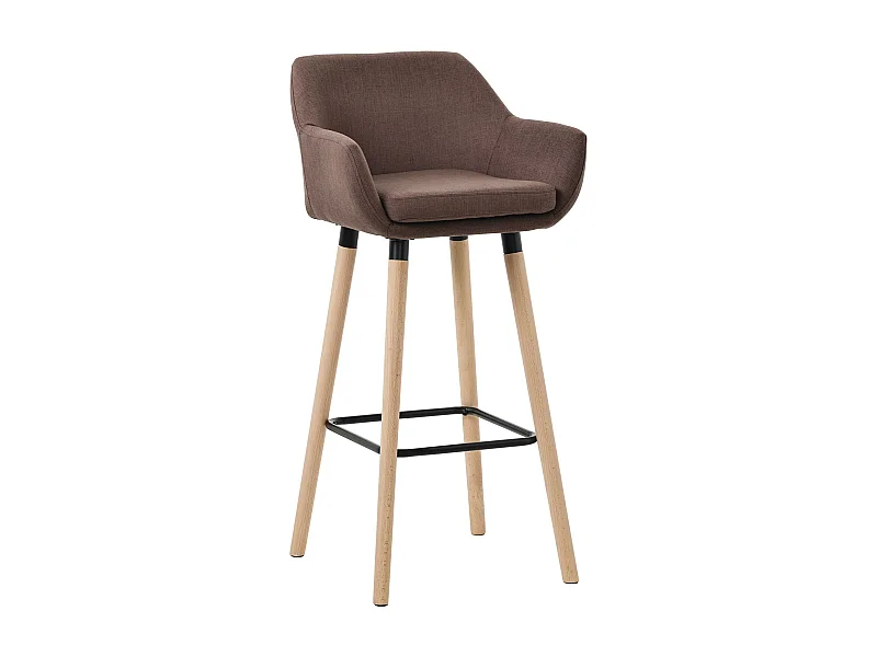 Tabouret de bar lounge métal marron 51 x 50 x 101 cm 10_0004919