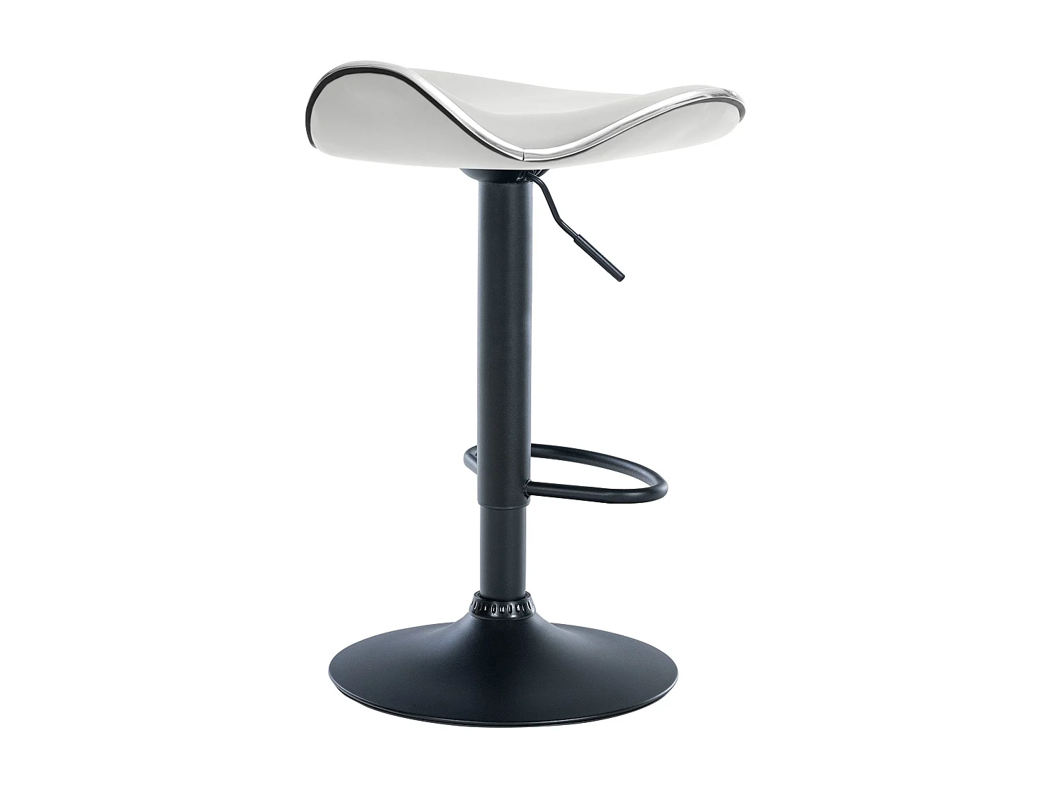 Tabouret de bar x1 métal blanche 45 x 45 x 71 cm 10_0005384